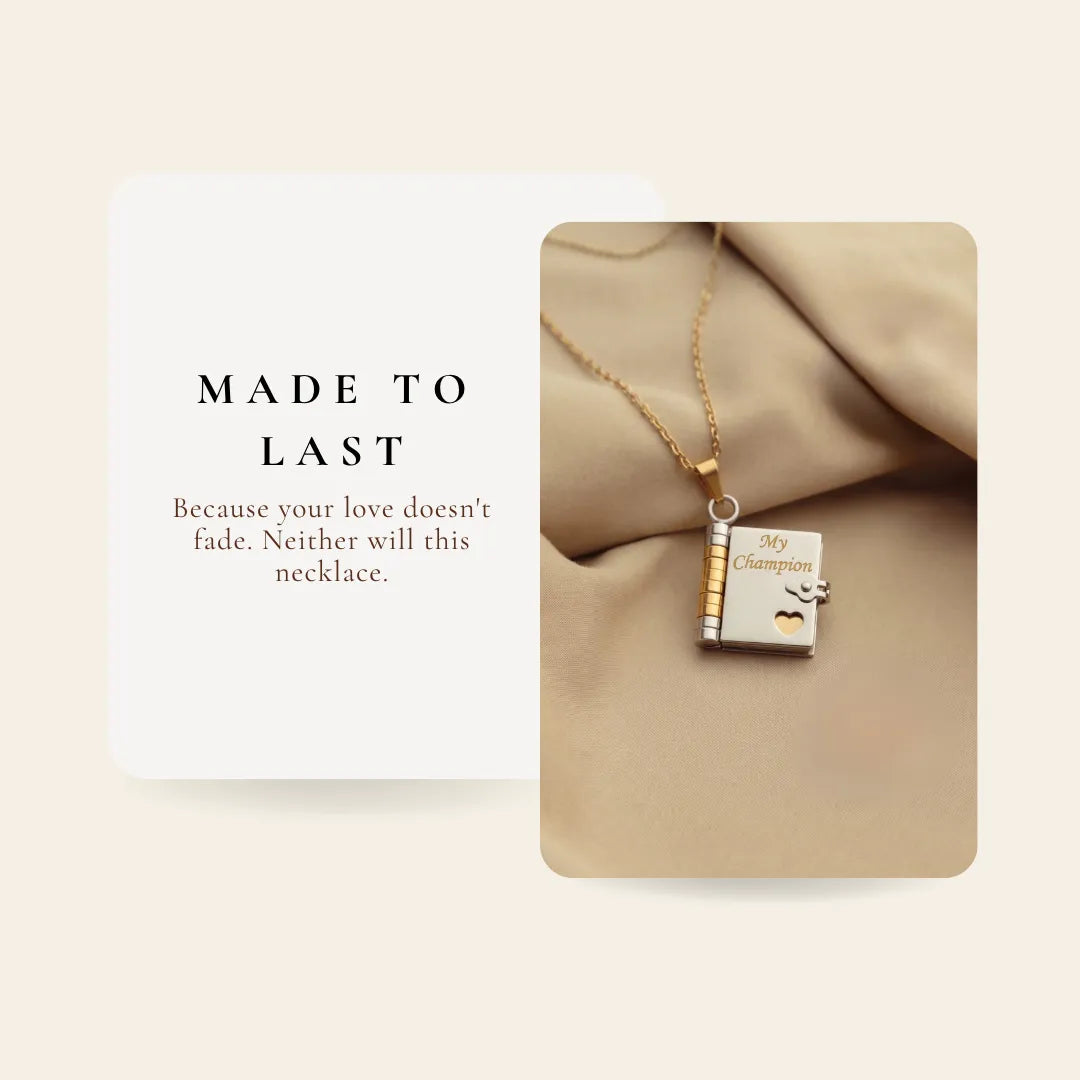 Storybook Message Necklace